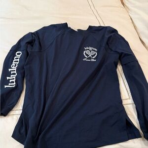 lululemon athletica Navy Long Sleeve Shirt size 14